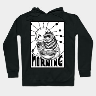 Good Morning Cereal - Ferret Hoodie